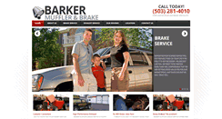 Desktop Screenshot of barkermufflerandbrake.com